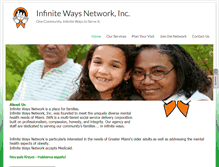 Tablet Screenshot of infinitewaysnetwork.org